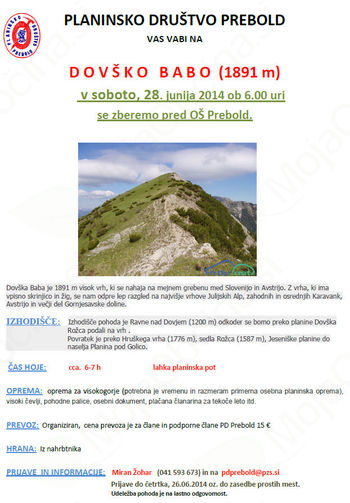 Pohod na Dovško Babo