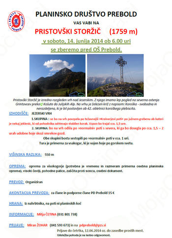 Pohod na Pristovški Storžič