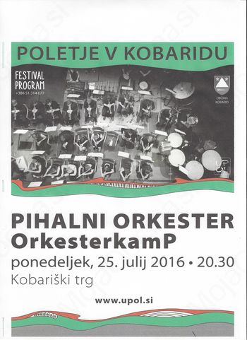 OrkesterkamP tudi v Kobaridu