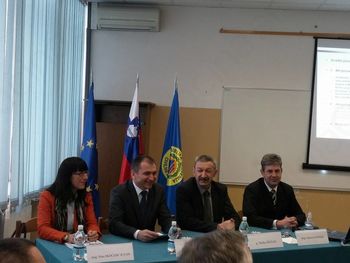 Severnoprimorski župani z ministrom Vebrom o naravnih nesrečah