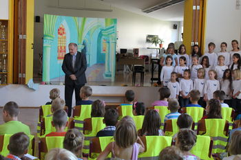 Župan pozdravil prvošolčke 