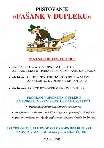 Pustna povorka v Dupleku Pustna povorka v Dupleku