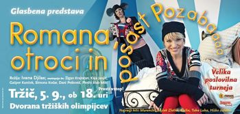 Glasbena predstava Romana, otroci in pošast Pozabaaa 