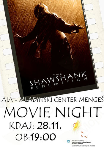 Movie night - ogled filma The Shawshank Redemption  (Kaznilnica odrešitve)