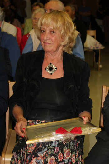 Emiliji Erbežnik jubilejno priznanje JSKD Vrhnika