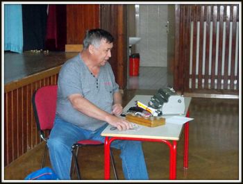 Obisk  predsednika medobčinskega društva slepih in slabovidnih Edija Vodeba