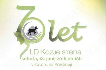 Vabilo na praznovanje 70. letnice LD Kozje stena Vabilo na praznovanje 70. letnice LD Kozje stena