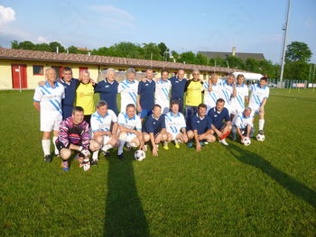 Kobariški veterani so se udeležili nogometnega turnirja v kraju Sovodnje ob Soči 