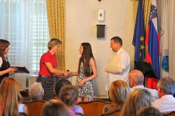 Sprejem najuspešnejših učencev