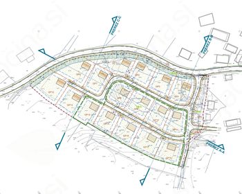 Stanovanjska soseska v vasi Dobrava