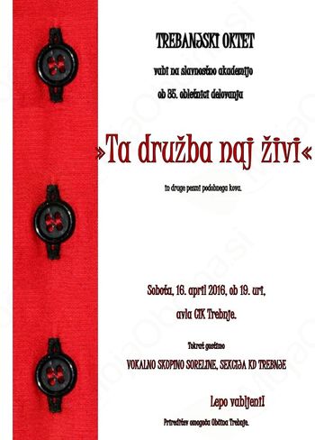 »Ta družba naj živi« in druge pesmi podobnega kova.