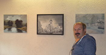 SLIKAR LOJZE BURJA RAZSTAVLJA KRAJINSKE MOTIVE