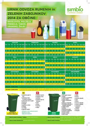 Od 1. aprila dalje tedenski odvoz bioloških odpadkov Od 1. aprila dalje tedenski odvoz bioloških odpadkov