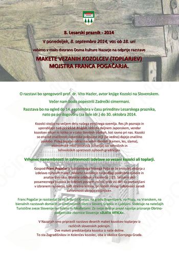 OTVORITEV RAZSTAVE MAKET KOZOLCEV 