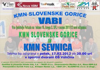 Slovenske gorice v boj za nove tri točke in utrditev na drugem mestu