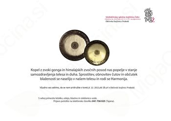 ZVOČNA KOPEL Z GONGOM