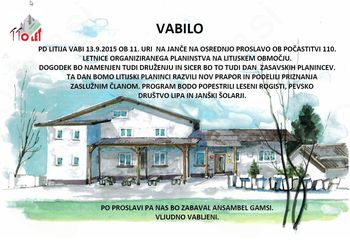 Dan zasavskih planincev in osrednja proslava ob 110 letnici PD Litija