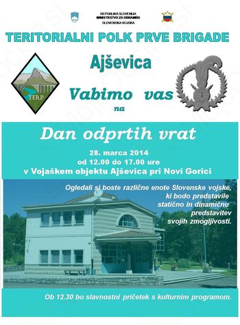 Dan odprtih vrat v Vojaškem objektu Ajševica pri Novi Gorici