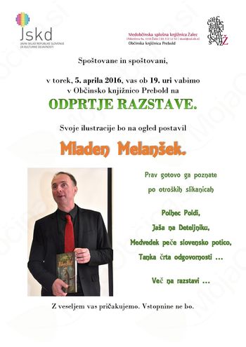 Odprtje razstave Mladena Melanška