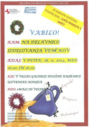 Delavnica izdelave venčkov