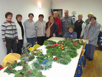 Delavnica izdelovanja adventnih venčkov