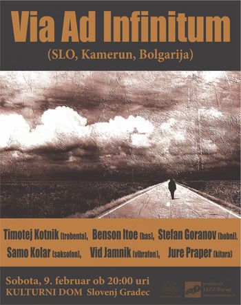 Koncert zasedbe "Via Ad Infinitum" (Slovenija/Kamerun/Bolgarija)