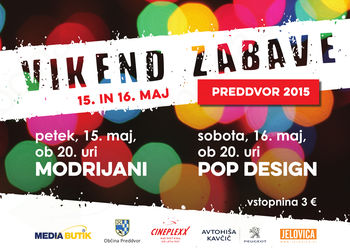 VIKEND ZABAVE - PREDDVOR 2015