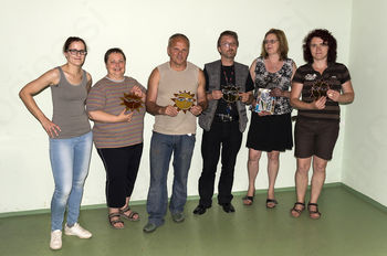 HUD-ovci smo izdelovali vitraž v tehniki tiffany 