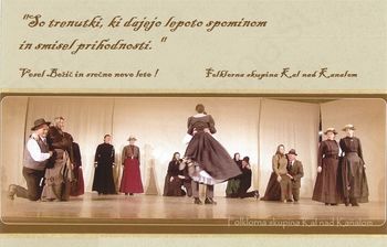 Voščilo folklorne skupine 