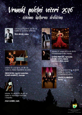 VRANSKI POLETNI VEČERI 2016 - Oživimo kulturno dediščino
