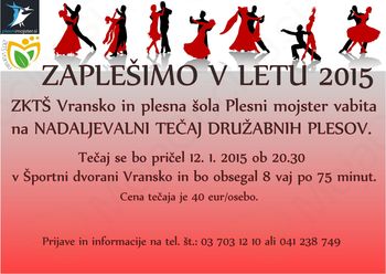 ZAPLEŠIMO V LETU 2015