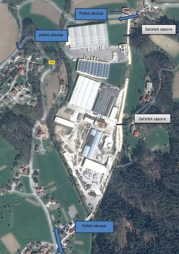 Obvestilo o zapori v Zagorici dne 11.10.2015