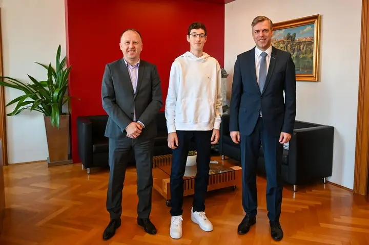Sprejem zimskega državnega prvaka v tenisu