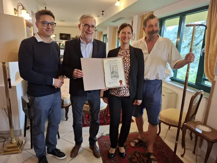 Podelitev certifikata ARBC Hotelu Triglav