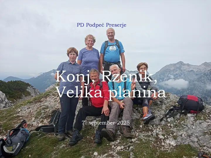 Planinci PD na Konju ........... 7.9.2025