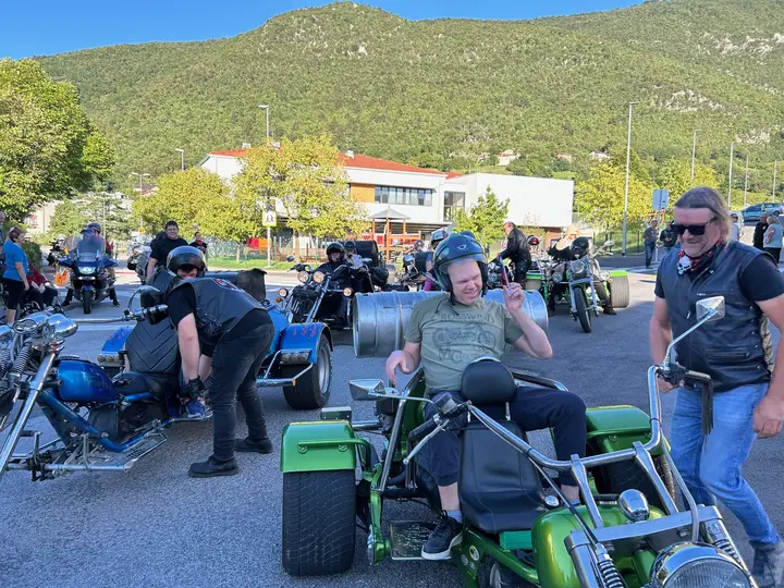 Motoristični ples vetra in prijateljstva