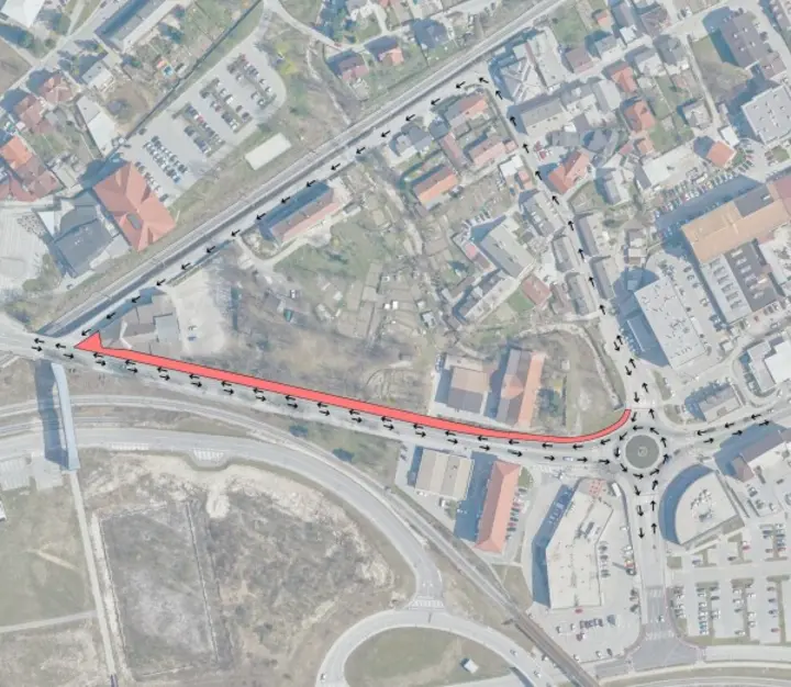 Zaključek letošnjih del na komunalni infrastrukturi OPPN Partizan in sprememba prometne ureditve