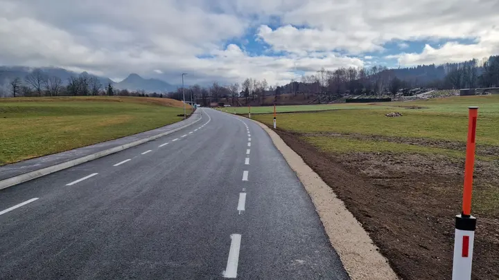 Zaključena rekonstrukcija ceste na Blejski Dobravi