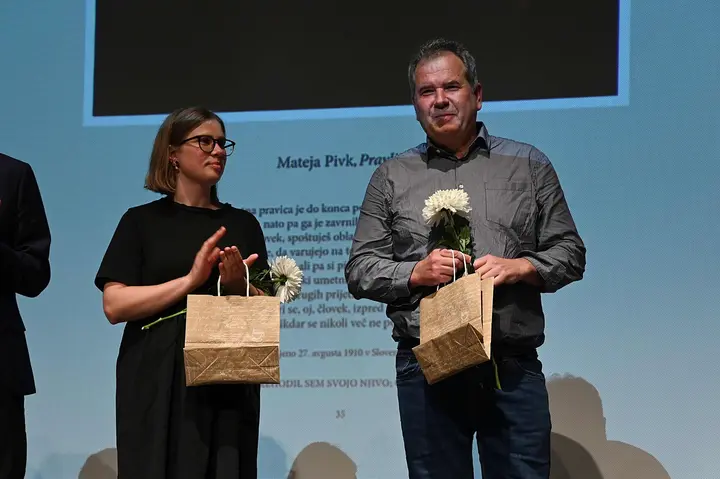 Klara Jager in Blaž Tomšič