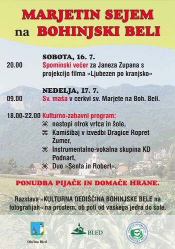 Marjetin sejem na Bohinjski Beli