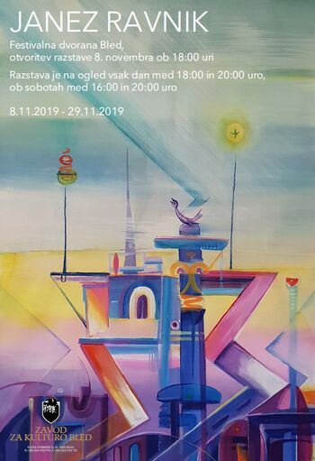 Razstava Janeza Ravnika: Plodna leta ustvarjanja