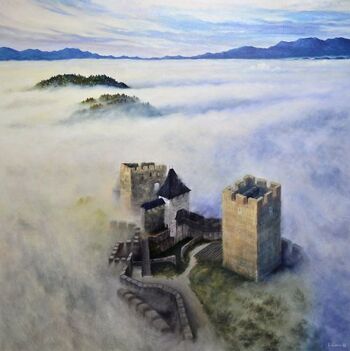 Razstava Urške Lončar: Gradovi v umetnosti