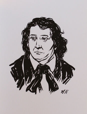 Razstava del članov in članic društva Atelje Bled: Prešernove pesmi, ilustracije_asociacije