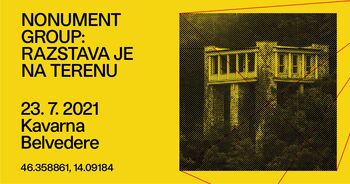 Voden ogled razstave Nonument Group: Kavarna Belvedere