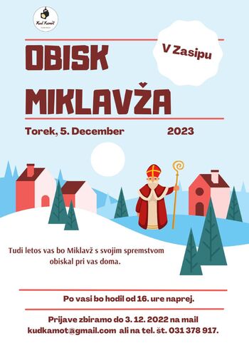 Obisk Miklavža v Zasipu
