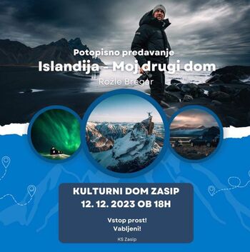 Potopisno predavanje: Islandija - Moj drugi dom