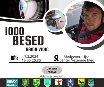 Predavanje: 1000 besed