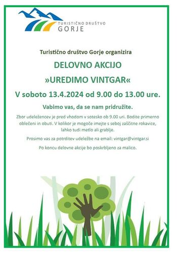Delovna akcija »UREDIMO VINTGAR«