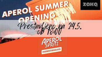 Summer opening with Aperol Spritz