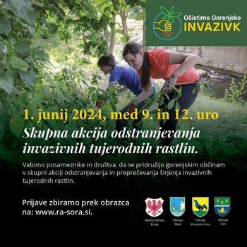 Očistimo Gorenjsko invazivk 2024